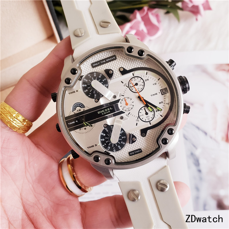 Diesel DZ7401 Mr Daddy 2.0 Chronograph Mens Watch – White