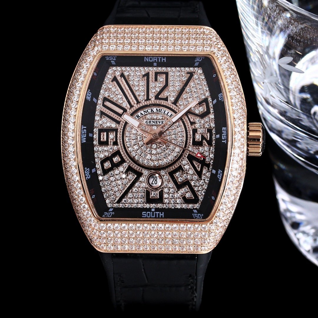 Franck Muller Vanguard V41 Rose Gold Diamond
