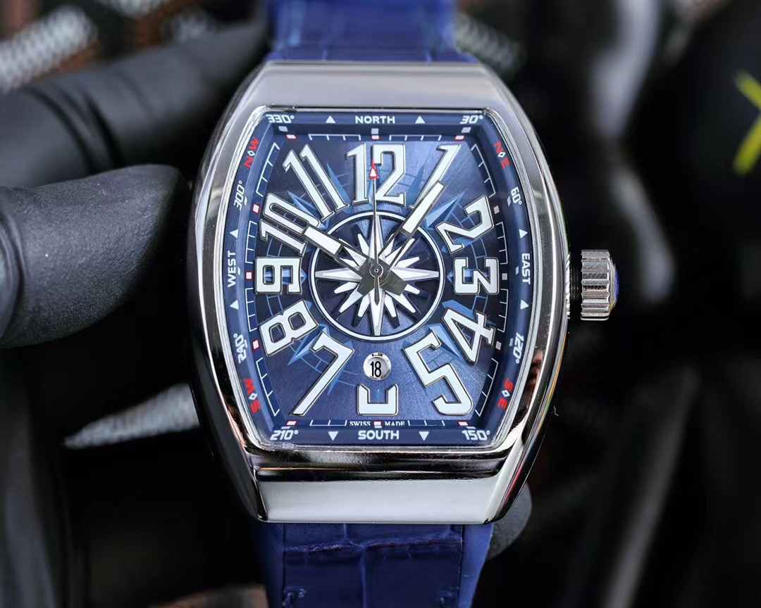 Vanguard Yachting V43SCYACHTACBL 42.50 MM, Stainless Steel, Automatic (Self-winding)