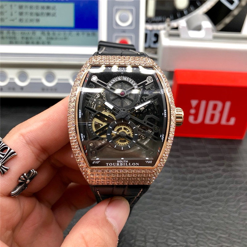 Franck Muller Vanguard 7 Day Power Reserve Skeleton- V45S6SQT5N
