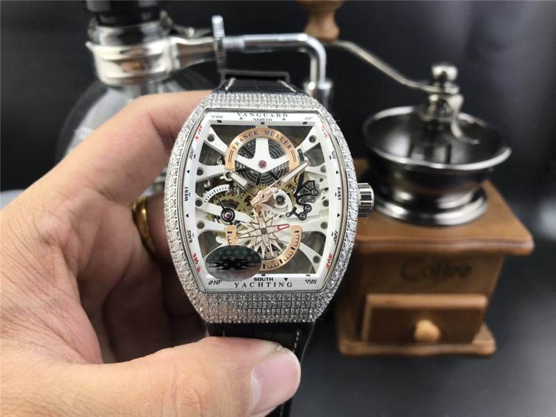 Franck Muller Cintree Curvex Giga Tourbillon Skeleton 8889 T G SQT D7 BR WG
