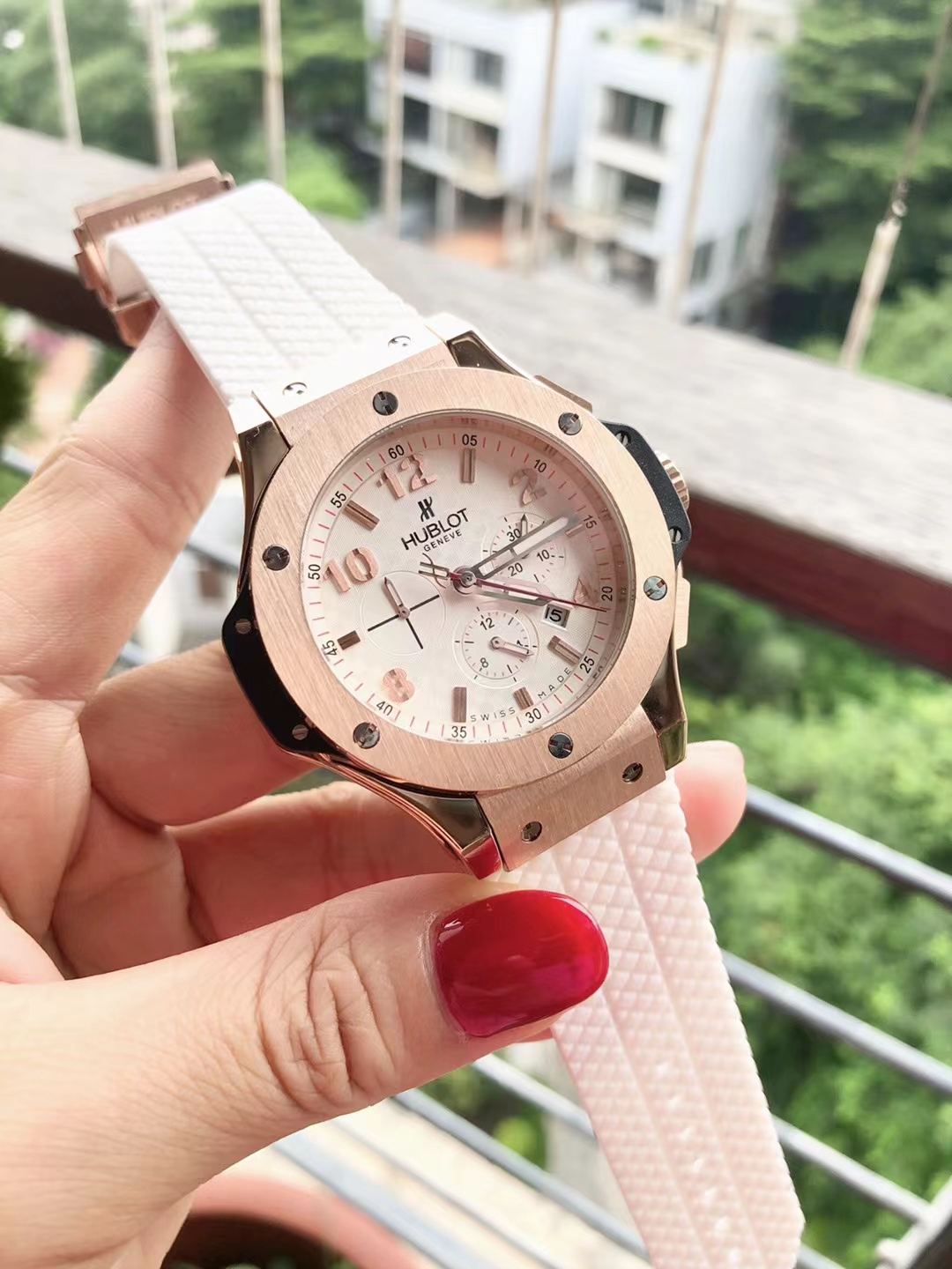 Hublot Big Bang 44 Original Gold White K MSRP Papers Rose Gold 301.PE.2180.RW