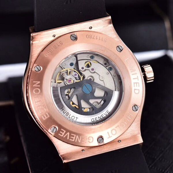Hublot Classic Fusion 18k Rose Gold Black Dial 42mm Automatic 542.0X.1181.RX - Image 4