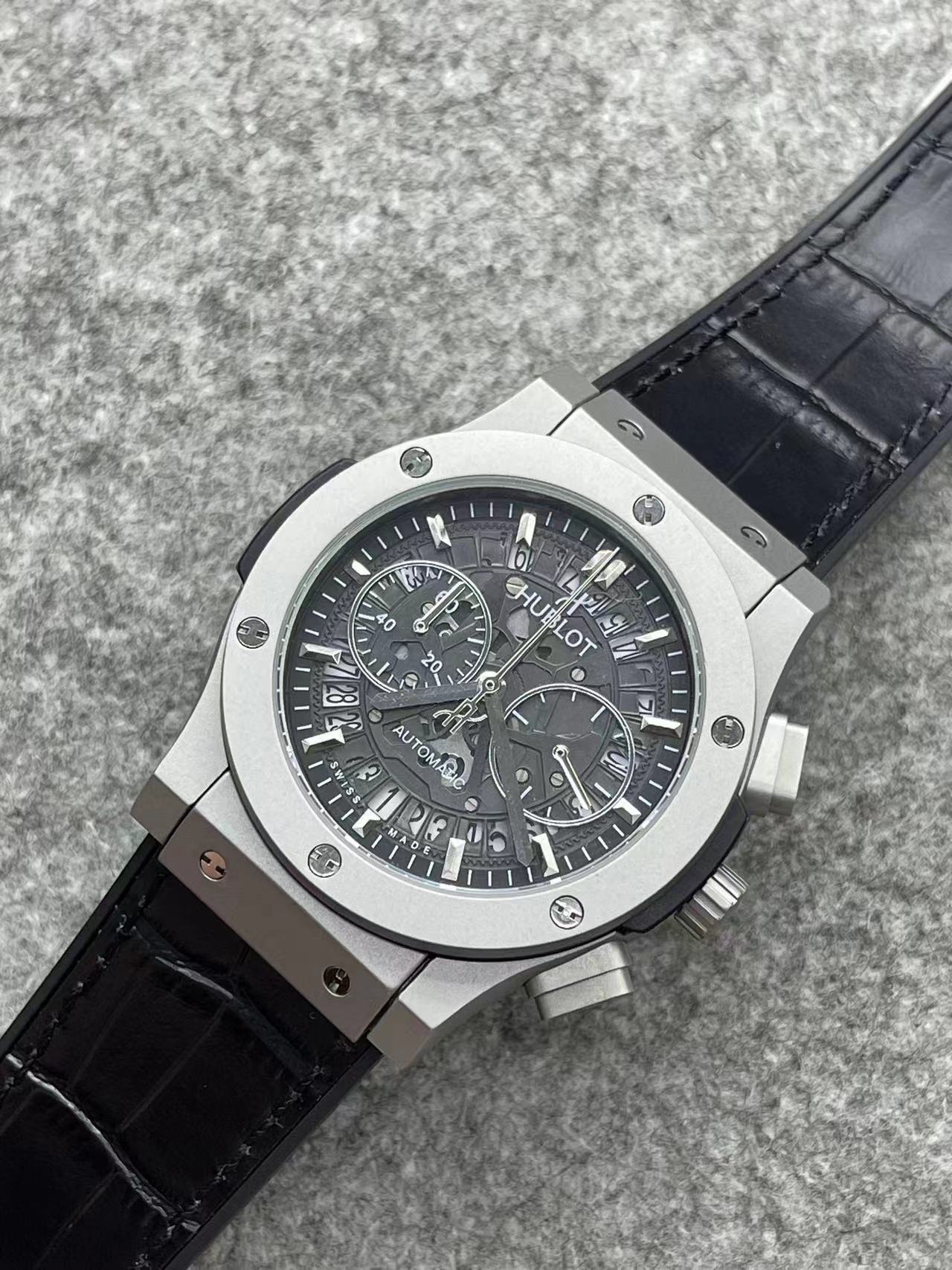 Hublot Tourbillon Skeleton Titanium Skeleton Dial Men’s Watch