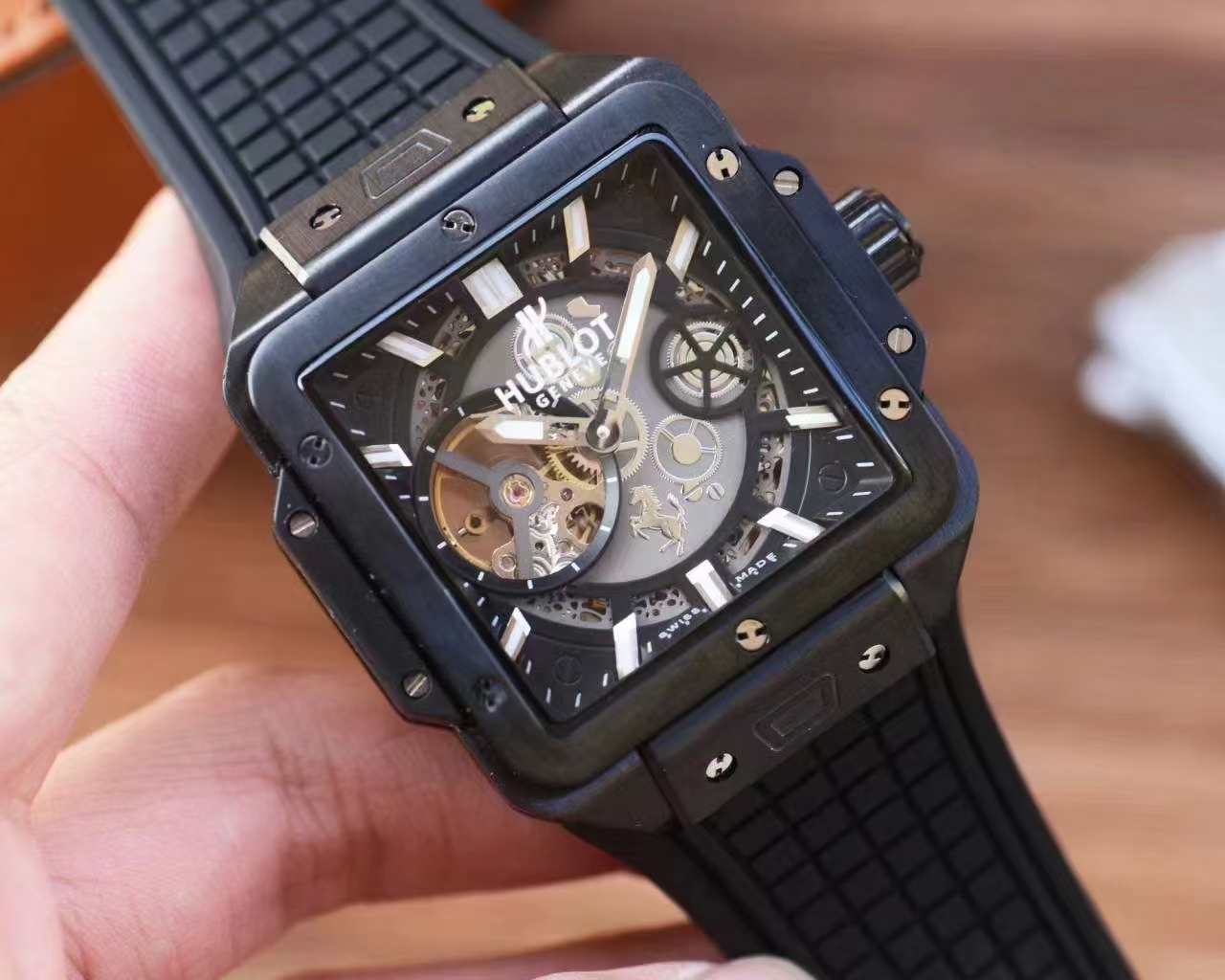 Hublot Square Bang Unico Titanium black