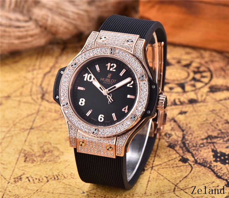 hublot big bang gold pave watch unisex TO03237