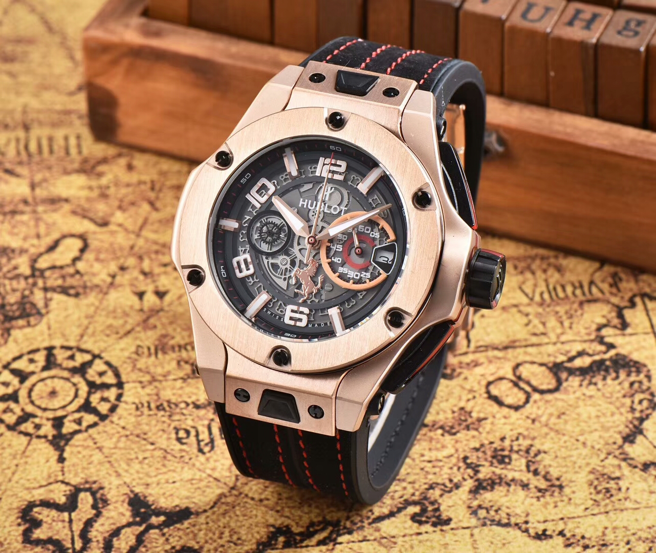 Hublot Big Bang Ferrari Unico Hublot Big Bang Ferrari Unico 402.OX.0138.WR Rose Gold