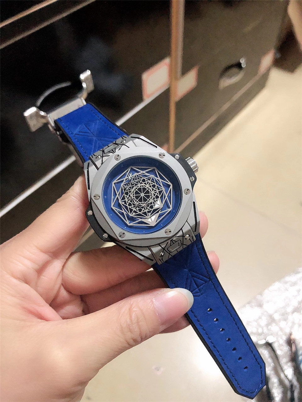 Hublot Big Bang Sang Bleu Titanium Blue 45mm – 415.NX.7179.VR.1704.MXM18
