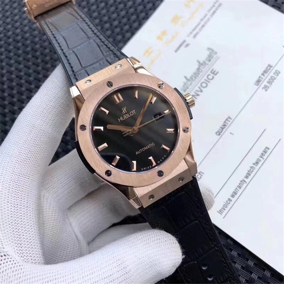 Hublot Classic Fusion King 18k Rose Gold 42mm 542.OX.1181.LR  dial black