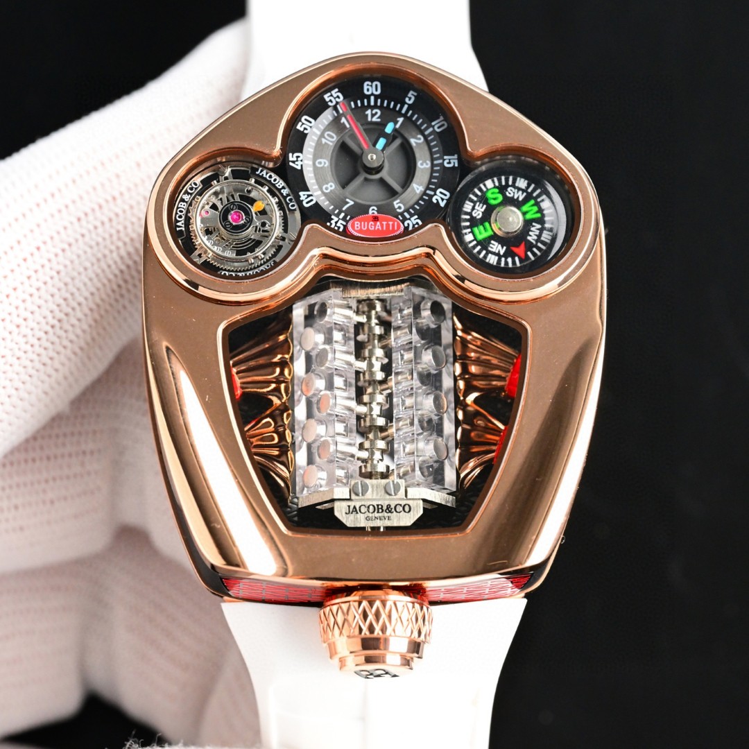 Jacob & Co. Bugatti Chiron Tourbillon Ceramic Gold