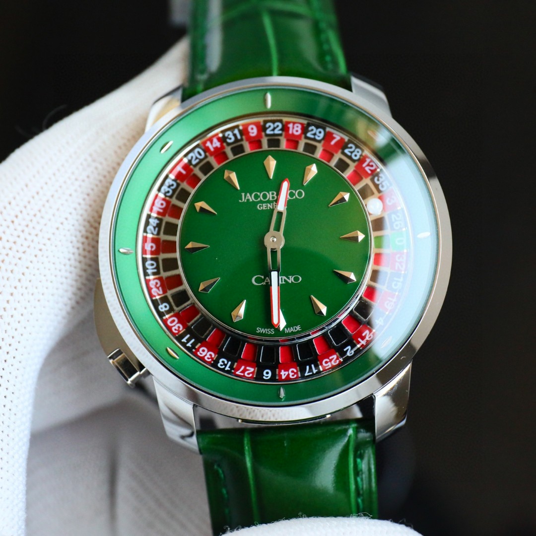 Jacob & Co. ‘The Casino Tourbillon’ CA100.40 green dial