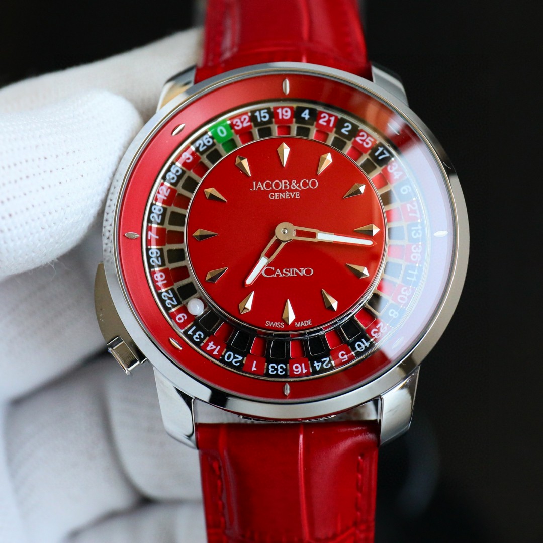 Jacob & Co. ‘The Casino Tourbillon’ CA100.40.AA.AA.ABALA Rose red