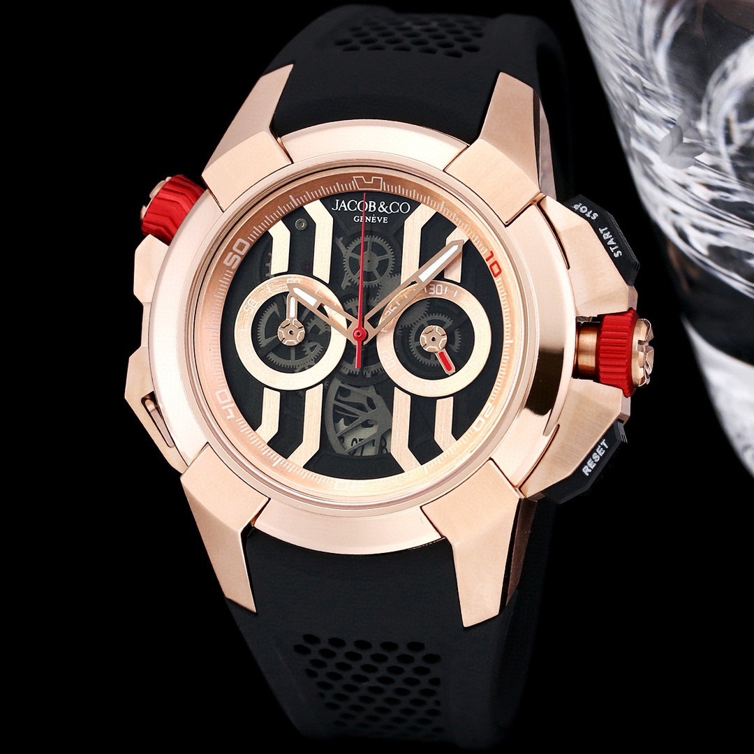 Jacob & Co. Epic X Chrono 44mm Rose Gold – EC430.43.AC.AA.A