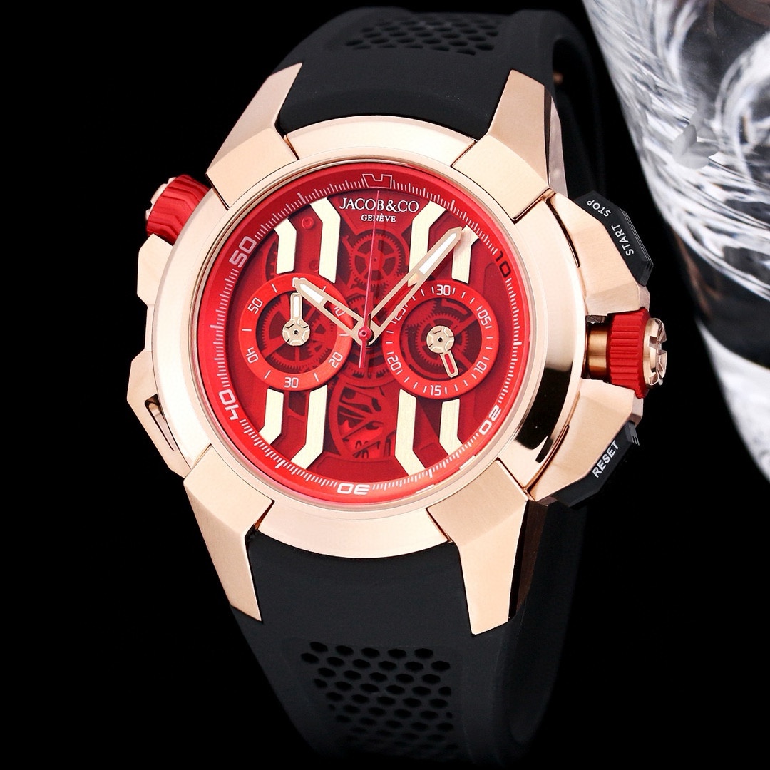 Jacob & Co Epic X Chrono Titanium Red UNWORN