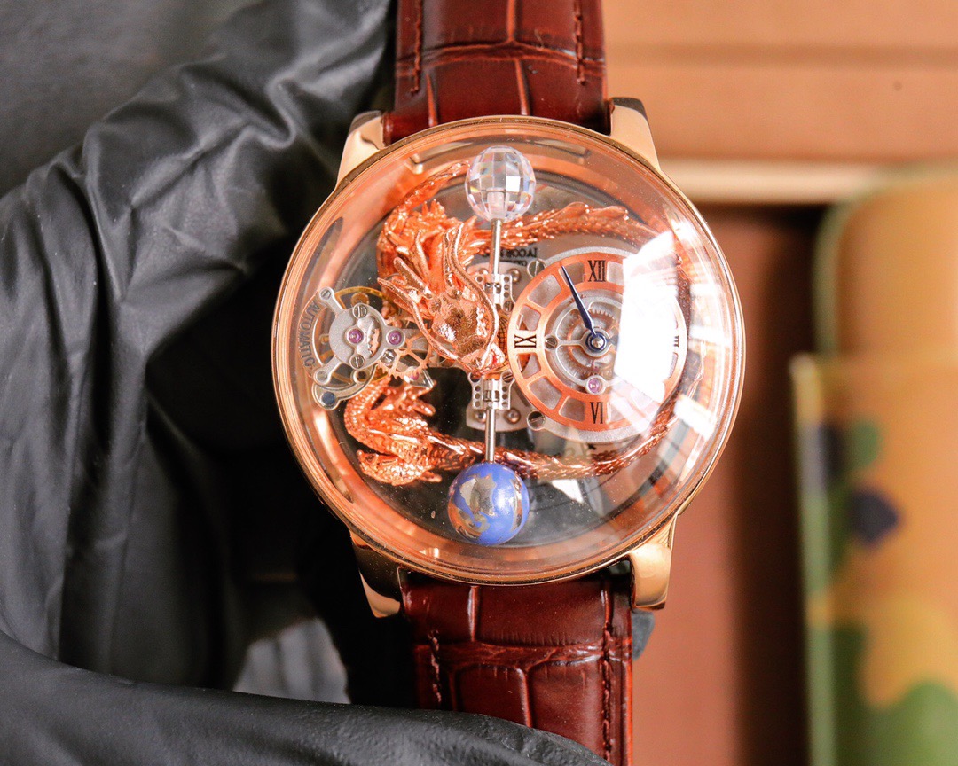 Jacob & Co Astronomia Flawless Imperial Dragon  brown wire