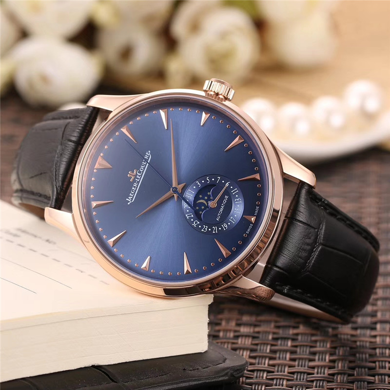 Jaeger-LeCoultre Master Ultra Thin Moon New 2024 Moon Rose Gold Blue Dial Q1362580