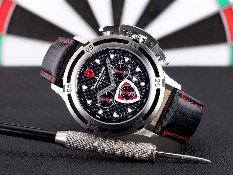 Lamborghini Herrenuhr Chronograph Wheels Quartz