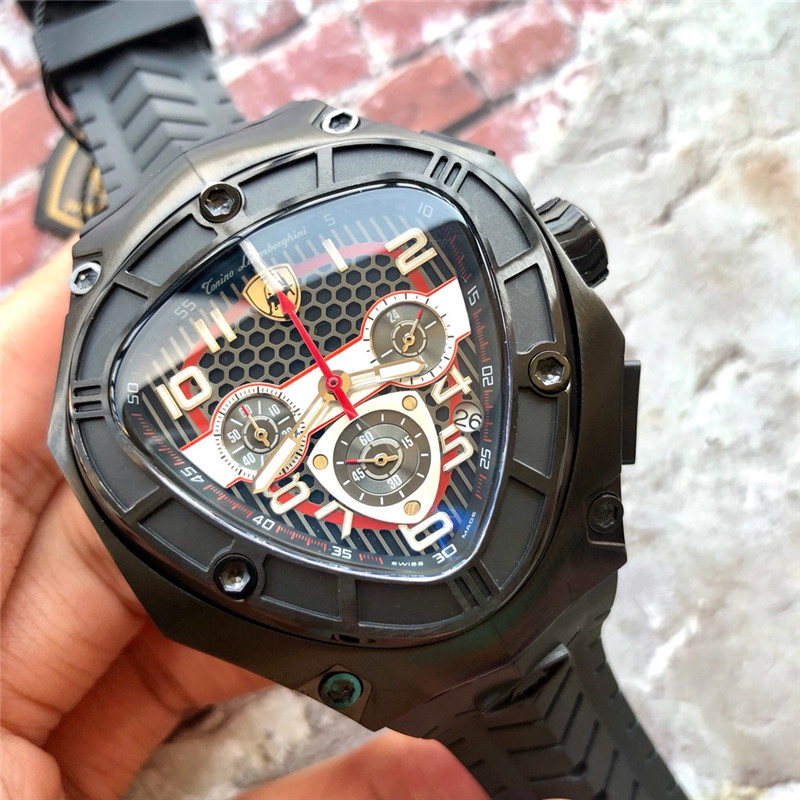 Lamborghini Spyder 3100 Black Dial Men’s Chronograph Watc
