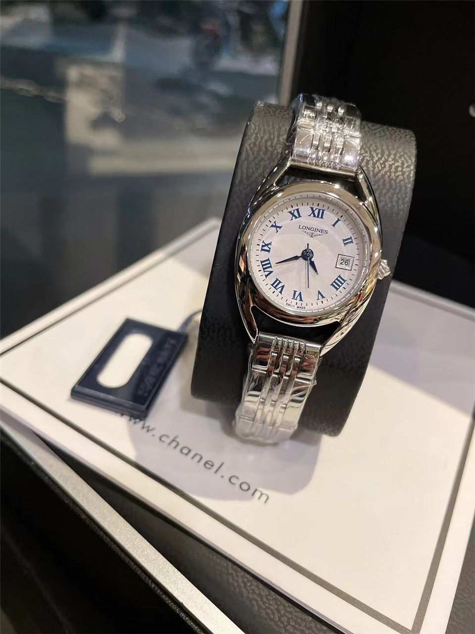 Longines Equestrian Quartz Diamond Silver Dial Ladies Watch Item No. L6.136.0.71.2