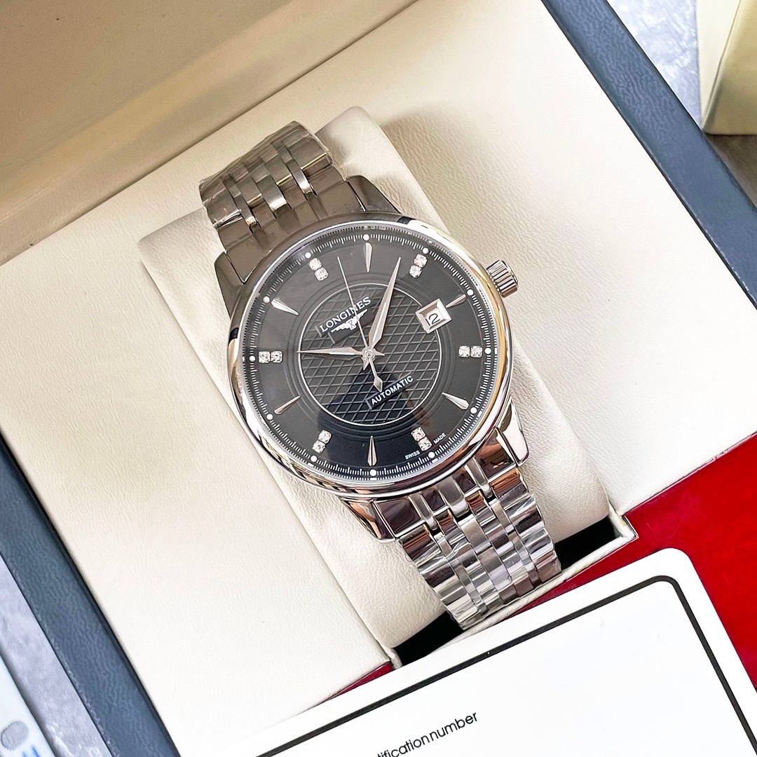 Longines Elegant Collection L4.809.4.57.6 Diamonds Date Steel
