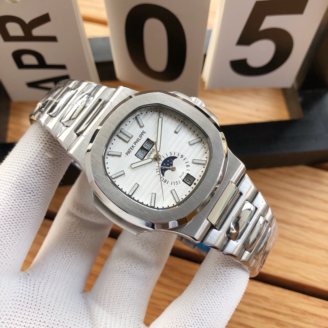 PATEK PHILIPPE NAUTILUS 5726 WHITE DIAL BEST COPIES WATCHES GR FACTORY 40.5MM