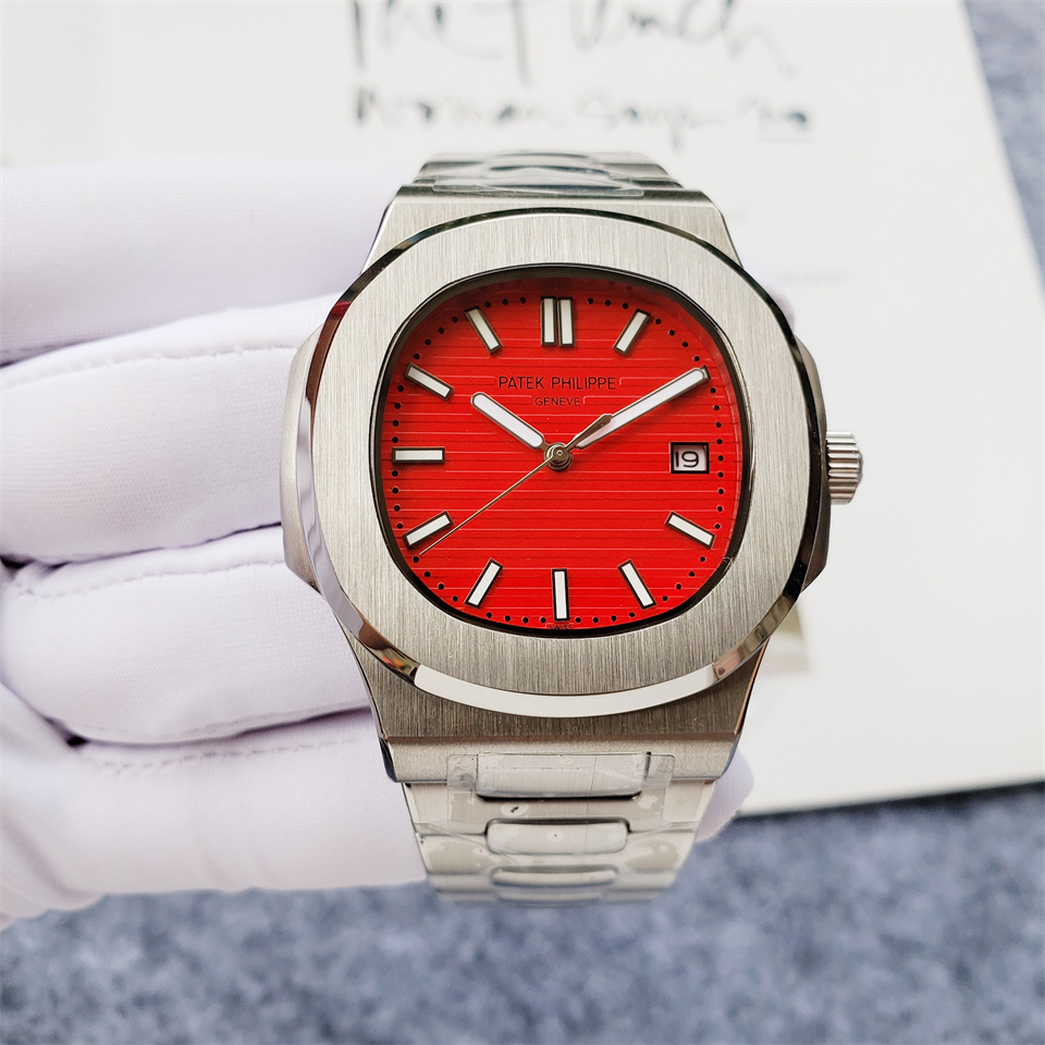 Patek Philippe FULL SET Nautilus 5711/1A-011  red dial