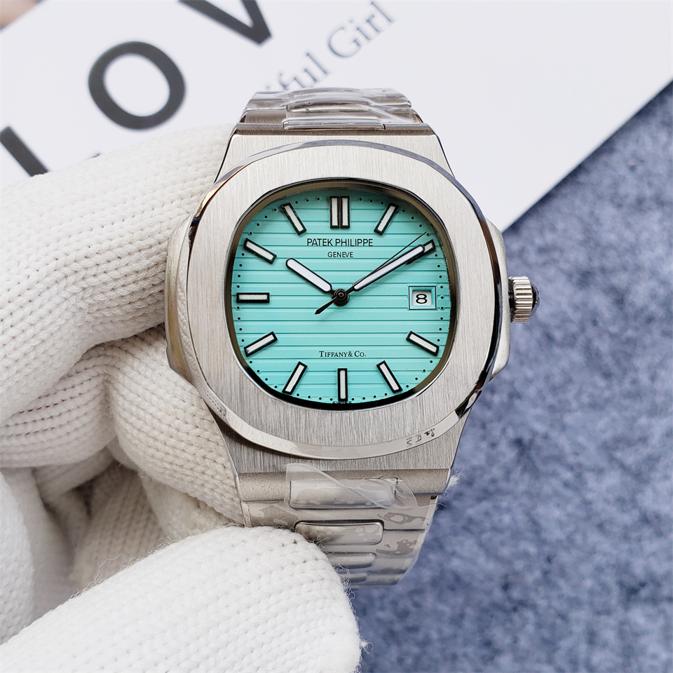 Patek Philippe Nautilus Tiffany & Co. Automatic Blue Dial