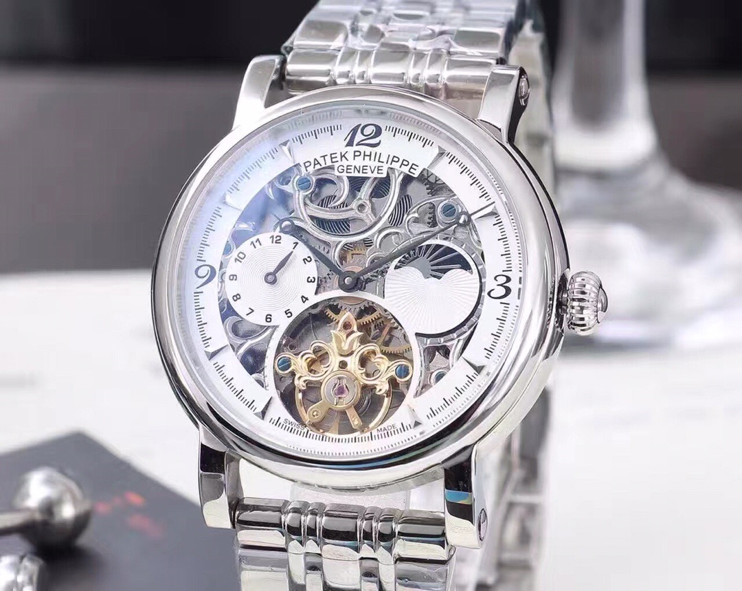 Patek Philippe Tourbillon Minute Repeater Perpetual Calendar silver white metal wire