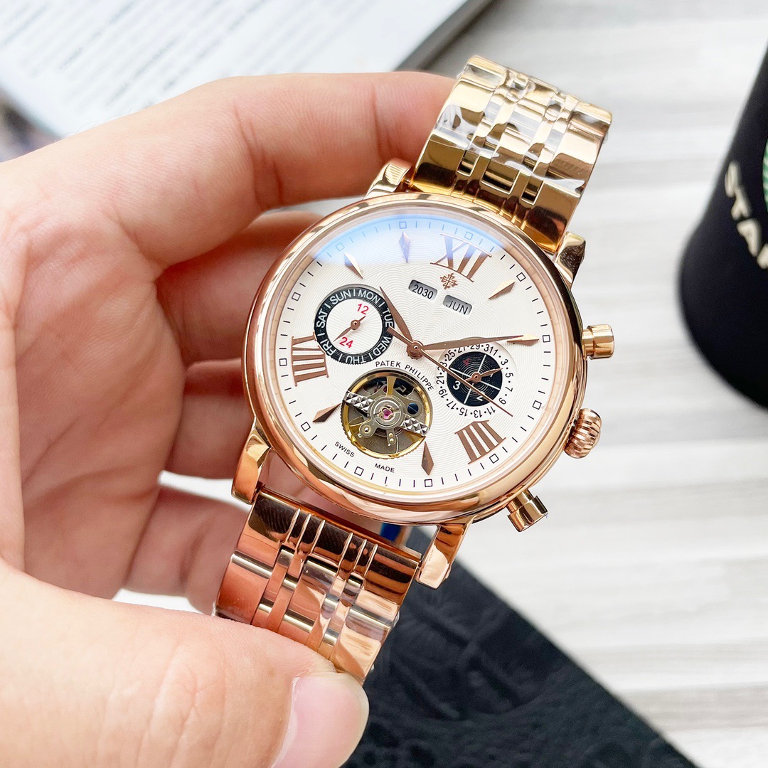 Premium Automatic Tourbillon Wristwatch: Chronograph Design  Patek Philippe