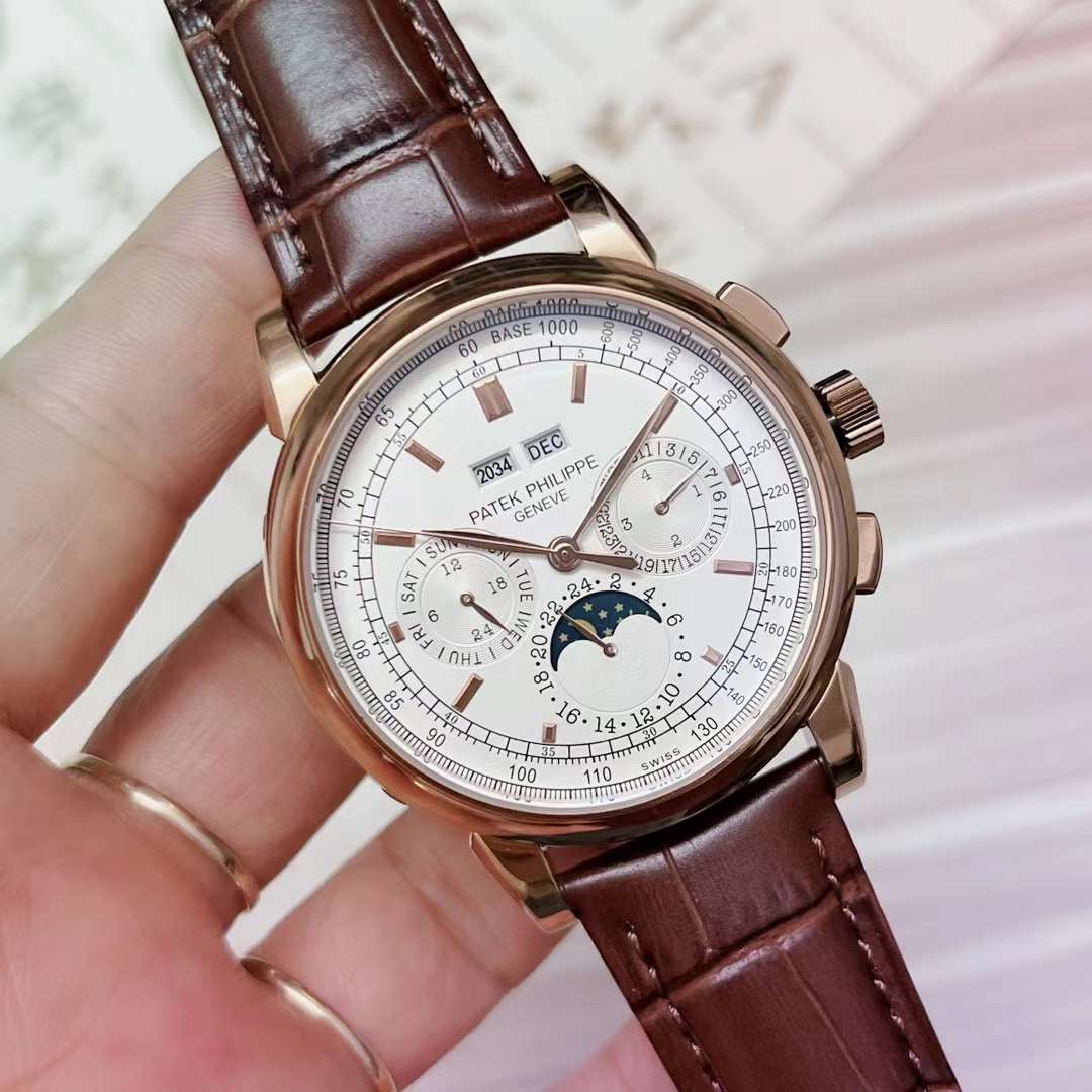 Patek Philippe Patek Philippe Grand Complications  brown leather strap
