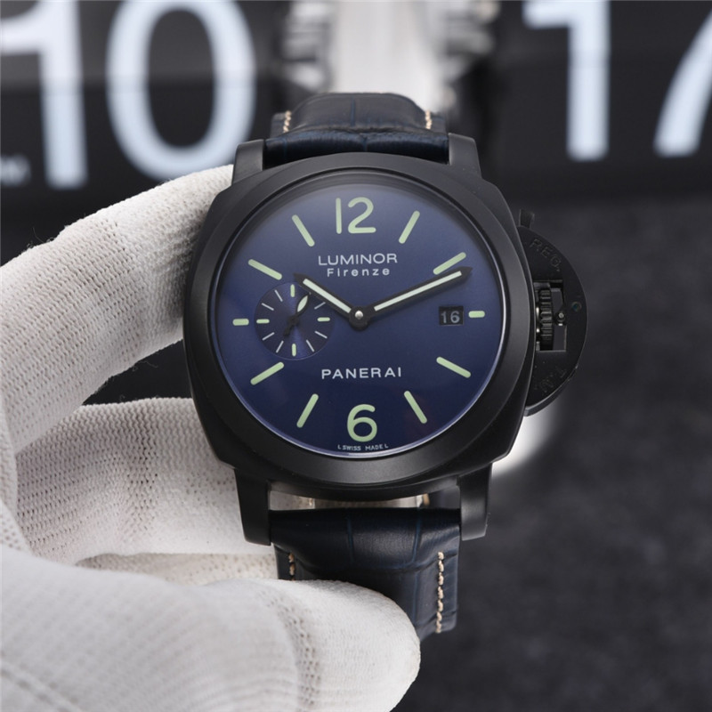 Panerai Luminor Marina Men’s Black dia blue Watch strap blue – PAM00004