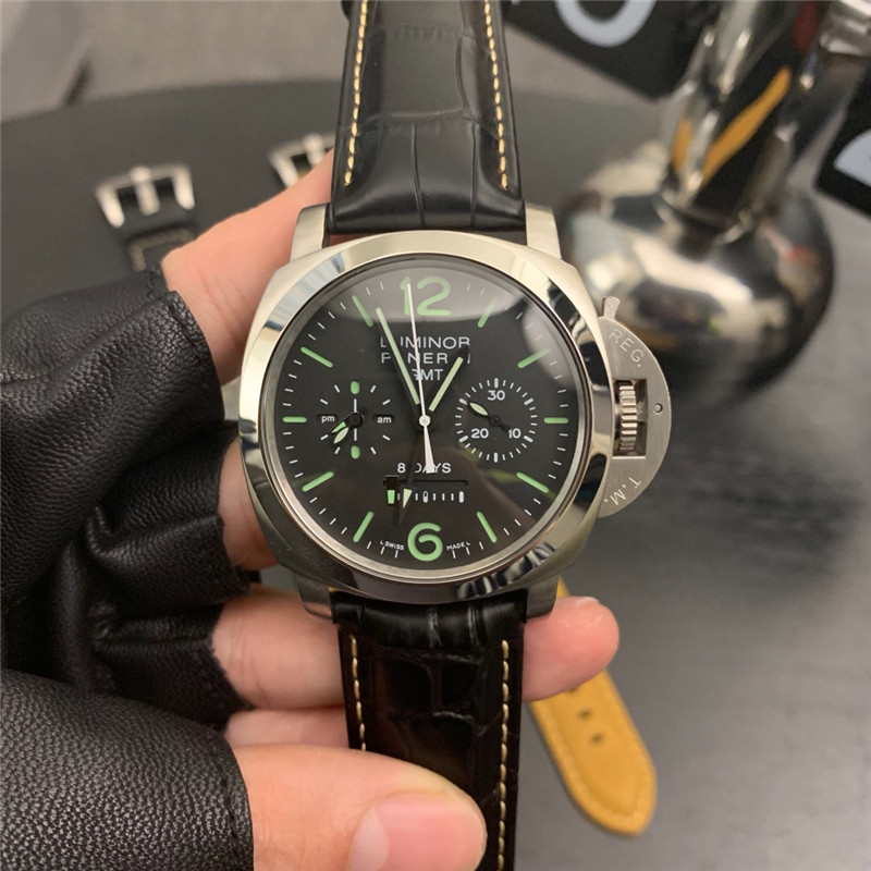 PANERAI Luminor PAM00090 Power reserve black Dial Automatic Men’s Watch_866655