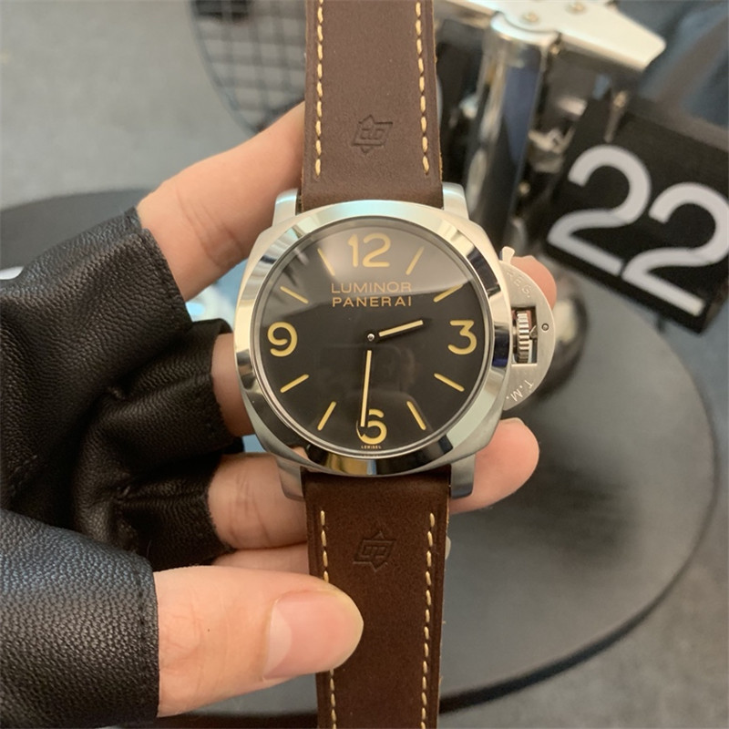 Panerai Luminor Base PAM00390 PAM 390 Men’s Manual Wind Watch W/ Box & Papers