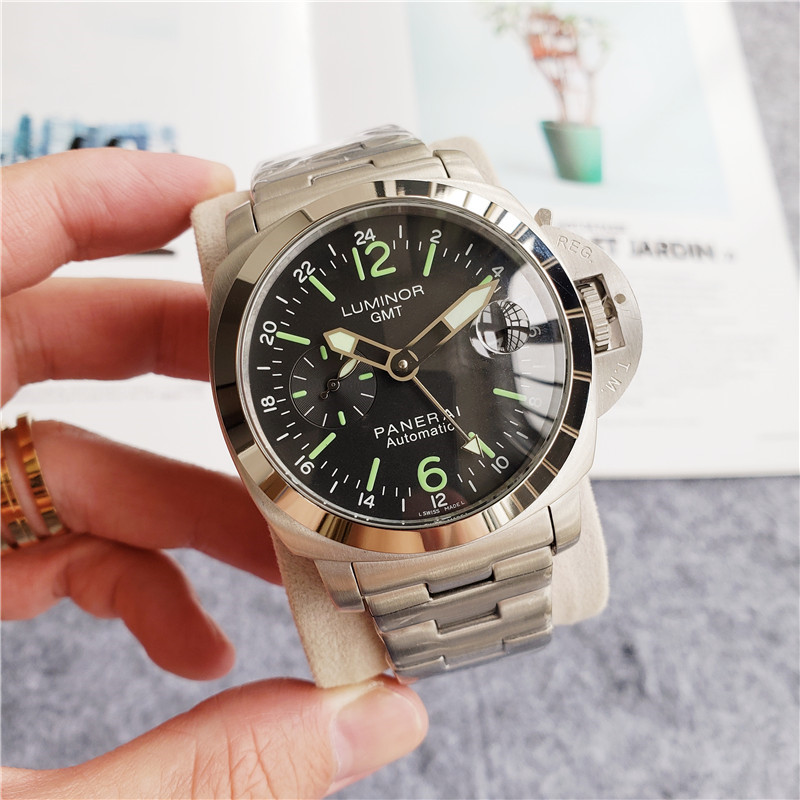 PANERAI Luminor PAM00297 GMT Date Small Second Automatic Men’s Watch_779207