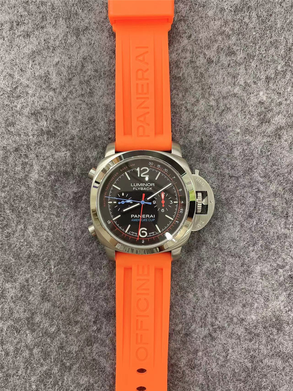 PANERAI PAM00526 Luminor 1950 Regatta Flyback Chronograph Men’s Watch G1122