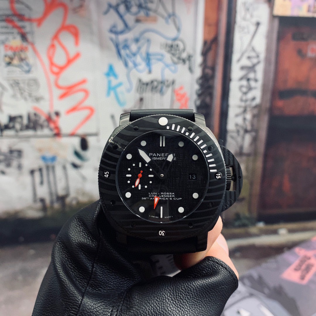 Panerai Submersible Men’s Black Watch – PAM01039