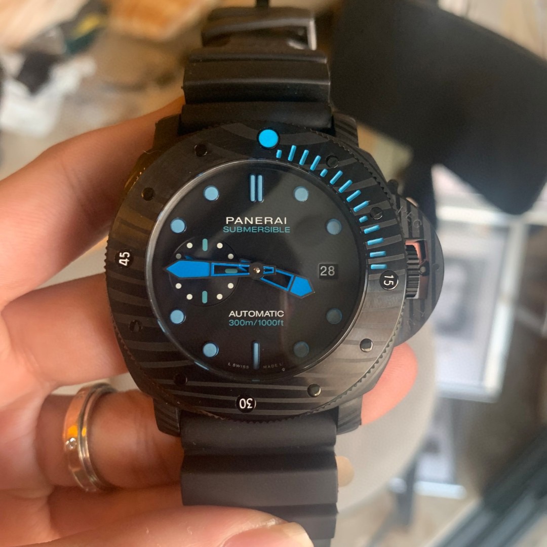 Panerai Submersible Men’s Black Watch – PAM01616