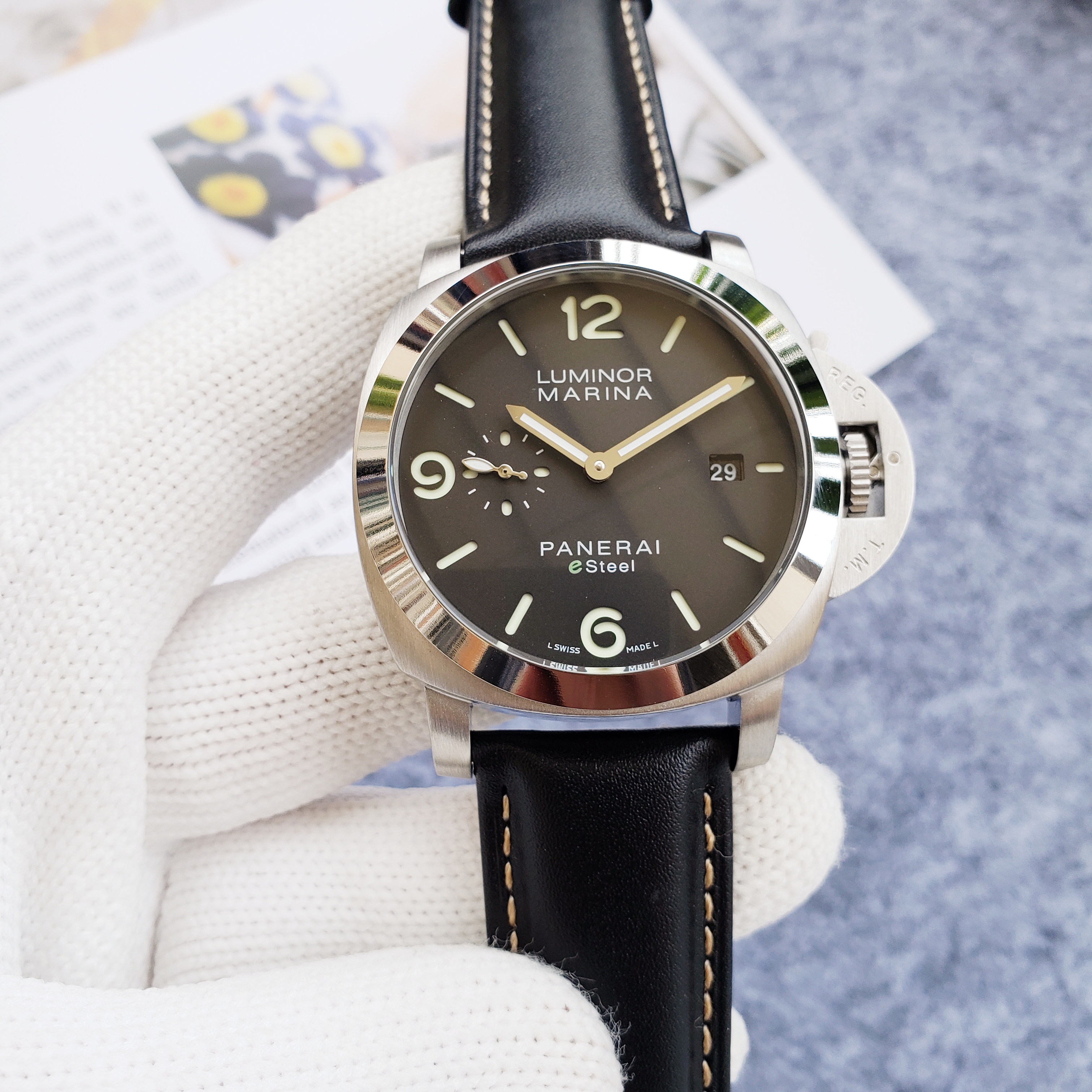 Panerai Luminor Marina ESteel™ Grigio Roccia Ref# PAM01358 Complete, Unworn 2024