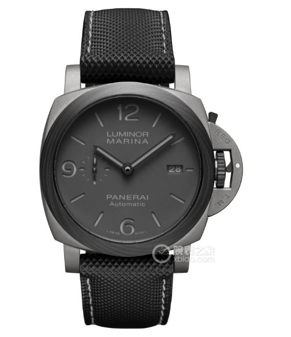Panerai Luminor Marina MINT COMPLETE SET Luminor Marina Tutto Grigio Grey Dial Titanium Carbotech Rubber PAM01662