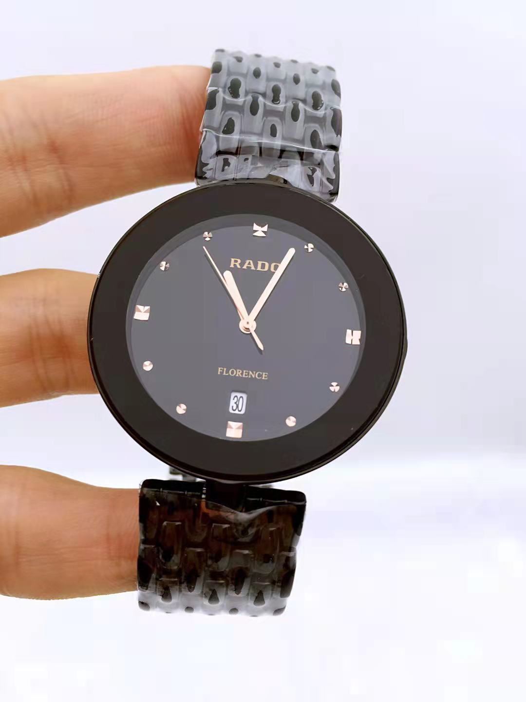 RADO 129.4077.4N Quartz 31mm Women’s Watch crystal Sapphire Black Dial