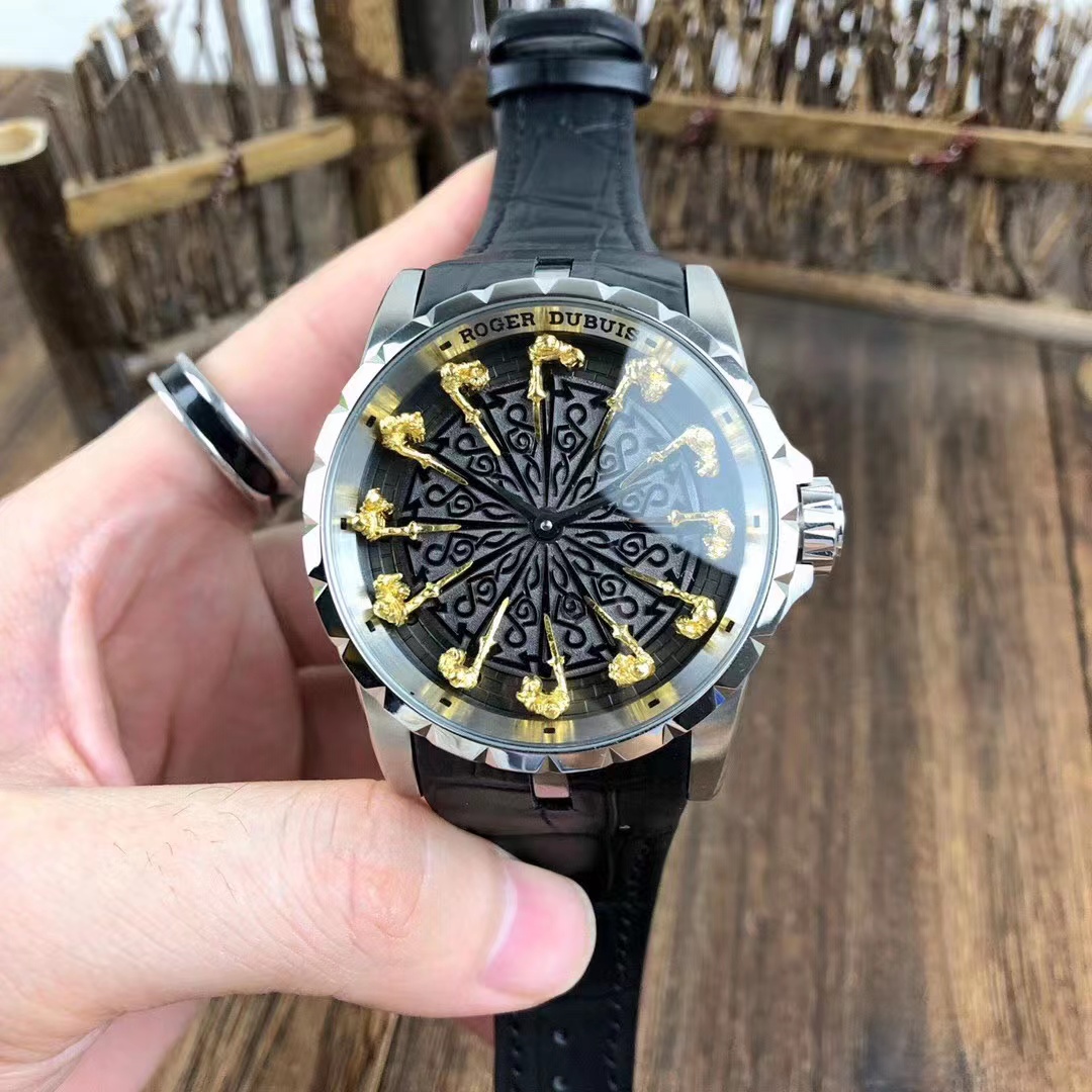 Roger Dubuis Excalibur Knights Of The Round Table II RDDBEX0495 Black Dial