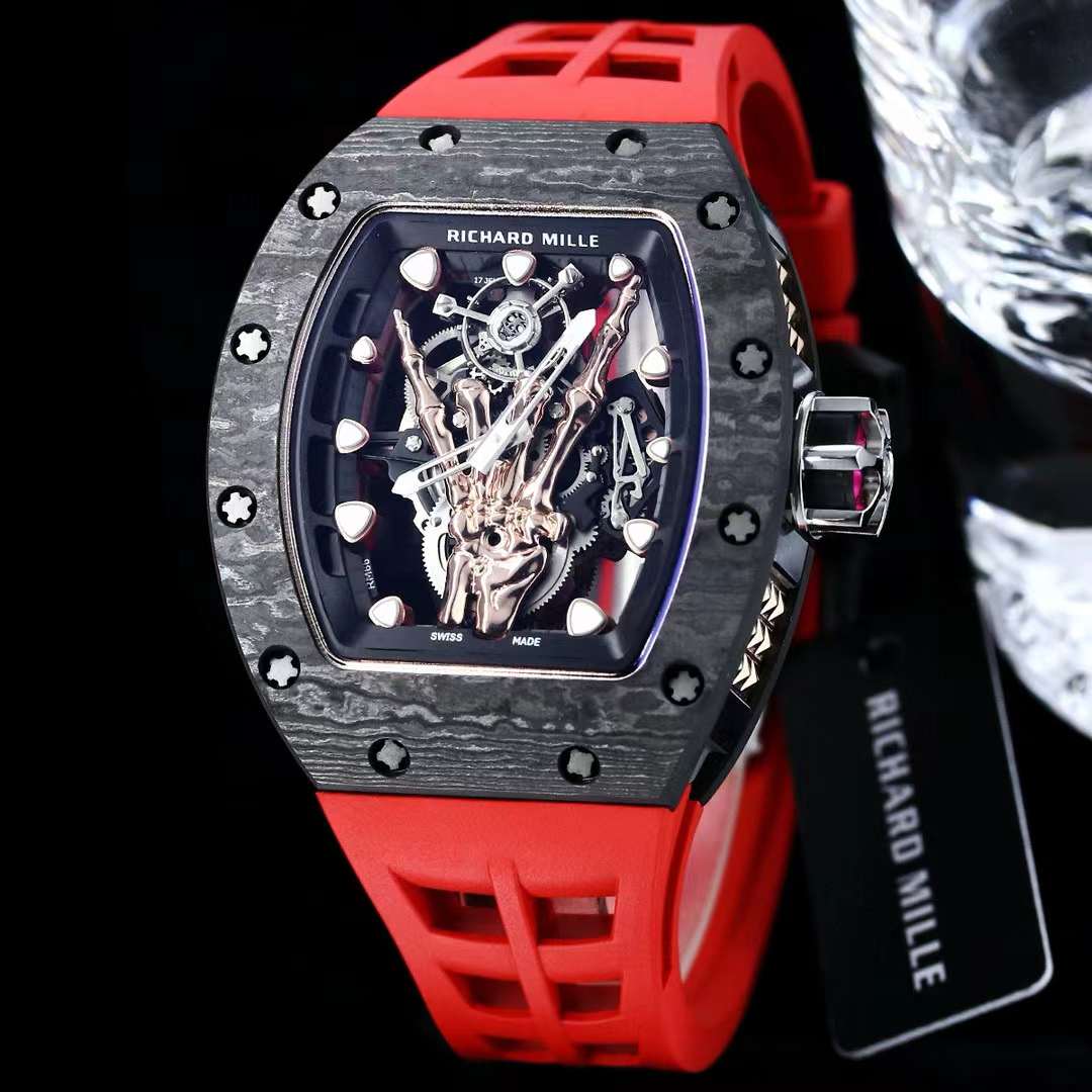 Richard Mille RM66 Manual Winding Flying Tourbillon Limited Edition red strap