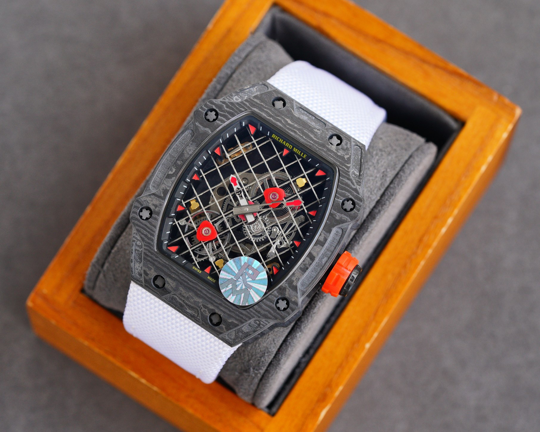 Richard Mille RM27-04 Tourbillon “Rafael Nadal strap white