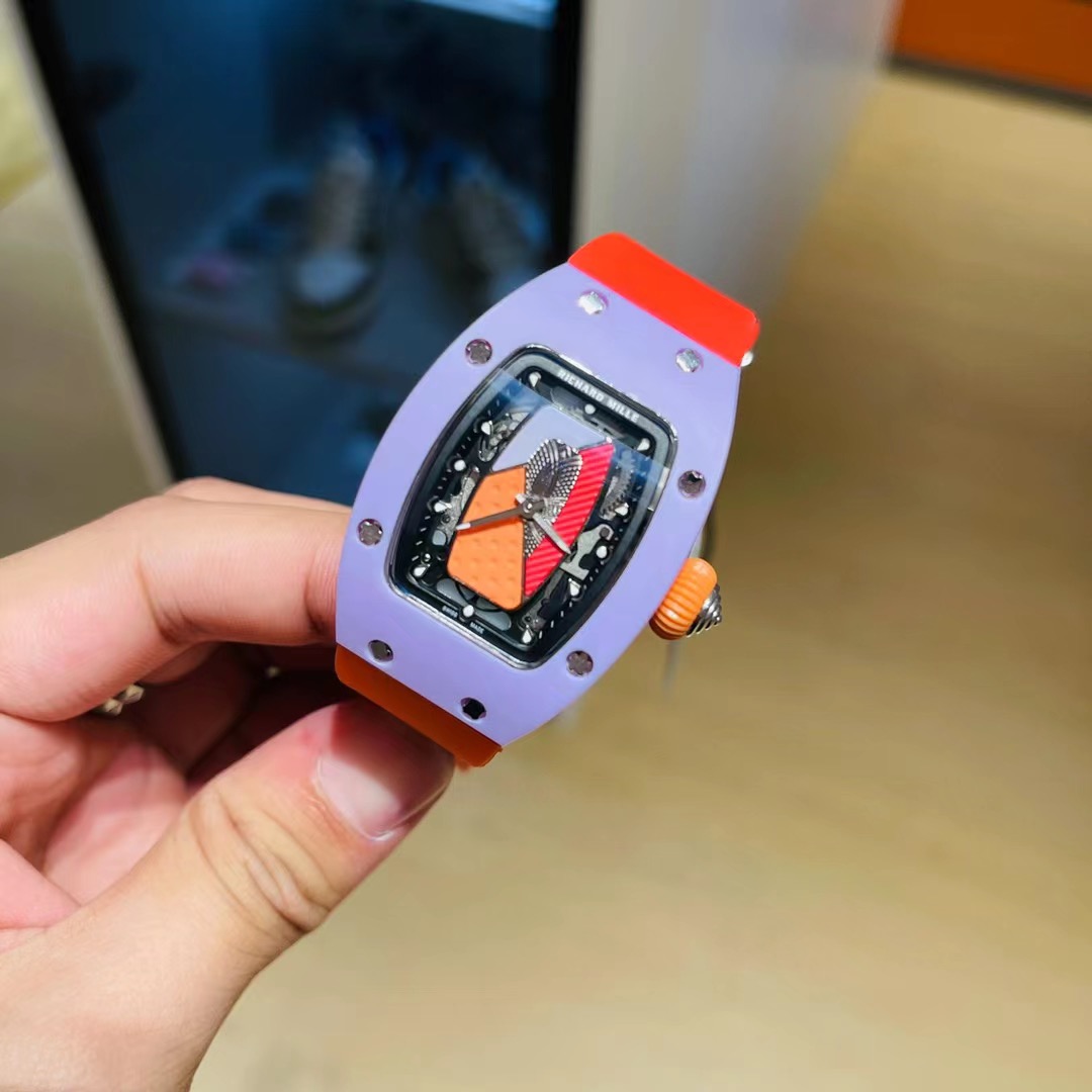 Richard Mille Automatic Winding Coloured Ceramic Pastel
