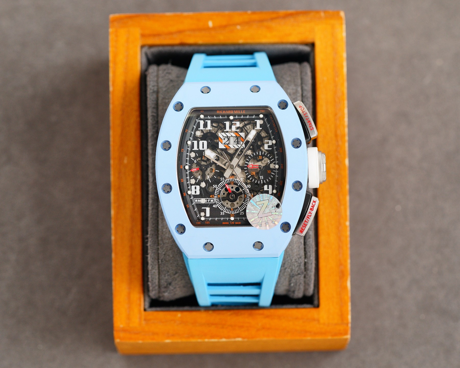 Richard Mille RM 011 Baby Blue Ceramic Felipe Massa Last