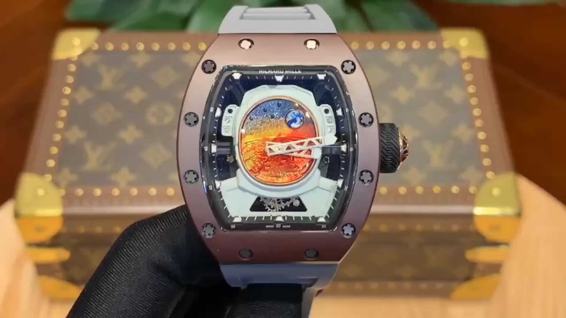Richard Mille RM 52-05 ‘Pharrell Williams’ Brown Cermet gray strap