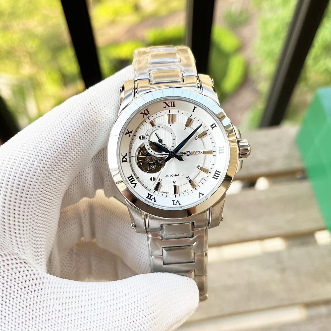 Seiko Premier Automatic Silver Dial Men’s Watch SSA213J1