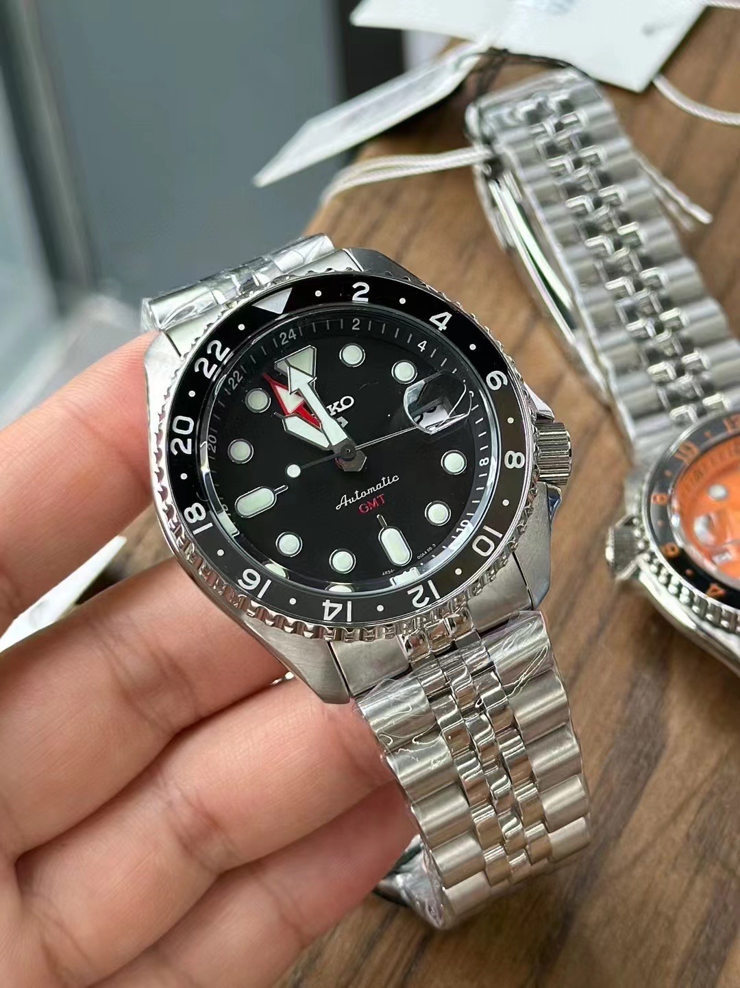 Seiko 5 Sports SKX Series GMT black SSK005KC 4R34-00A0