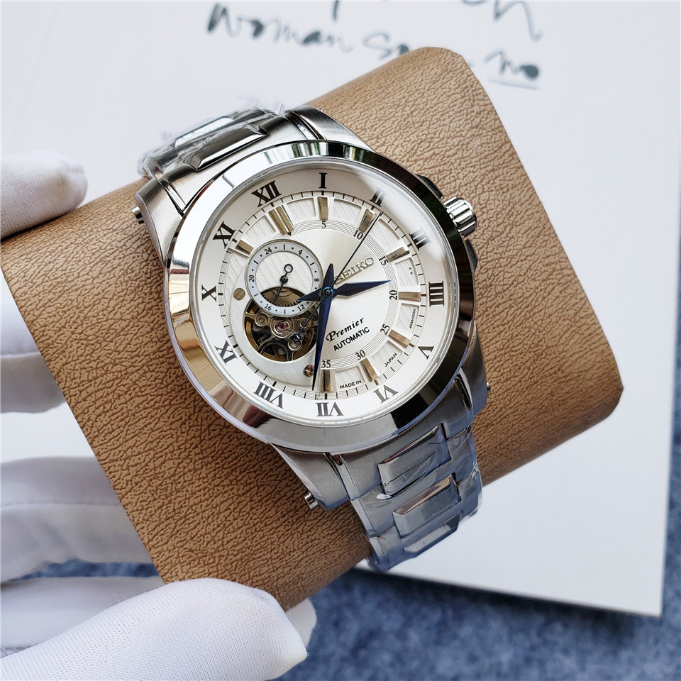 Seiko Premier Automatic Silver Dial Men’s Watch SSA213J1