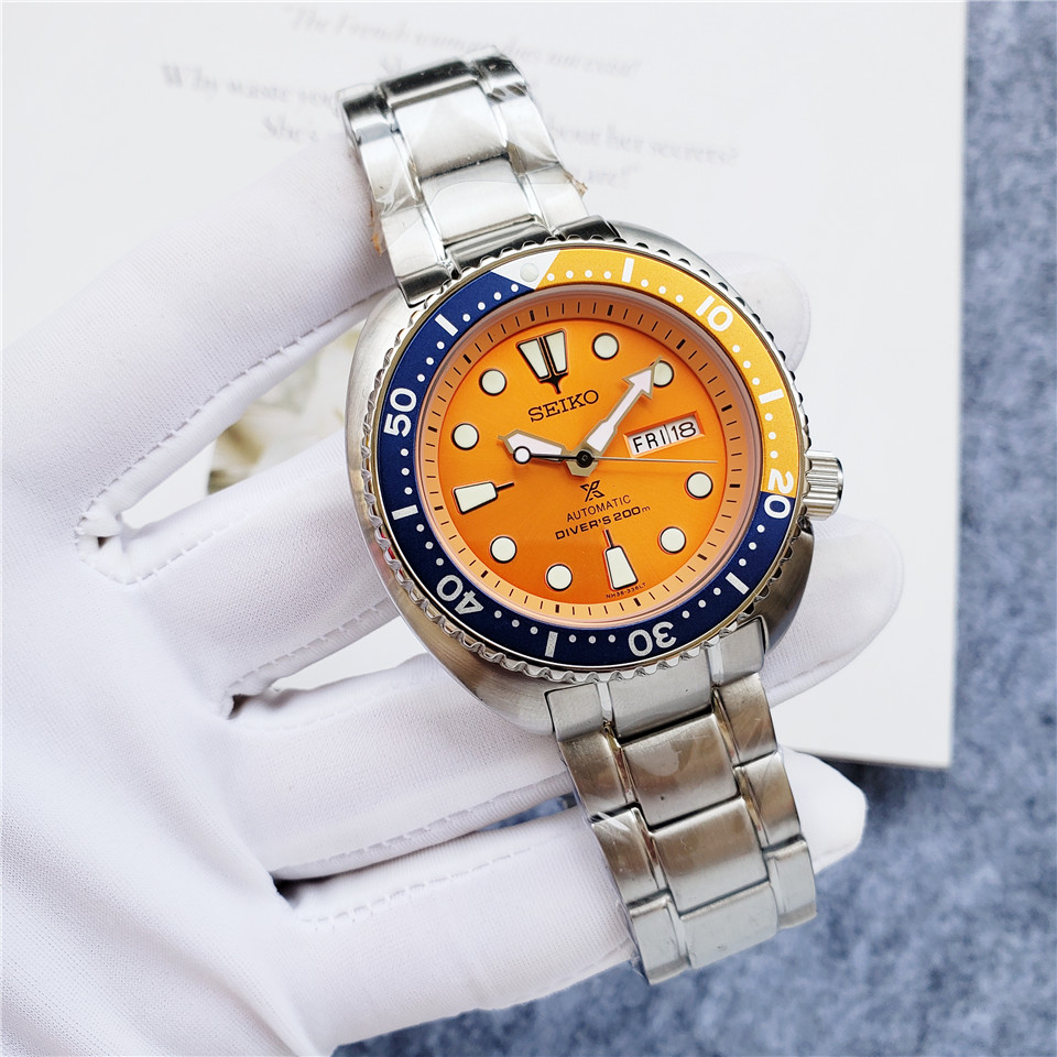 RARE Seiko Prospex SRPC95K1 Diver Orange Turtle Asia Limited
